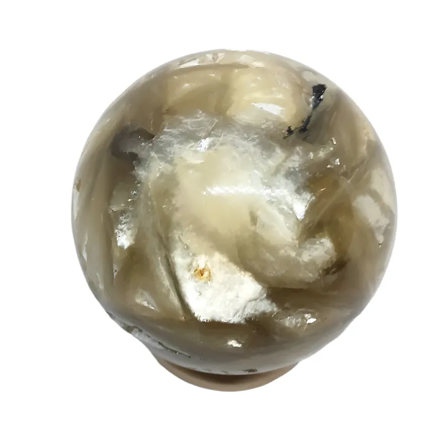 252G Golden Mica Crystal Sphere