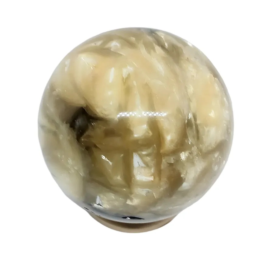 252G Golden Mica Crystal Sphere