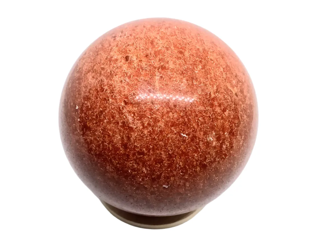 523G Golden Sandstone Crystal Sphere