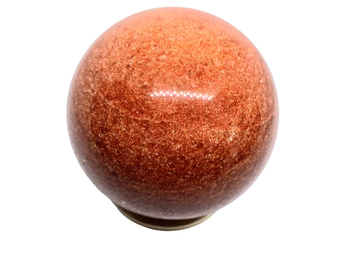 523G Golden Sandstone Crystal Sphere