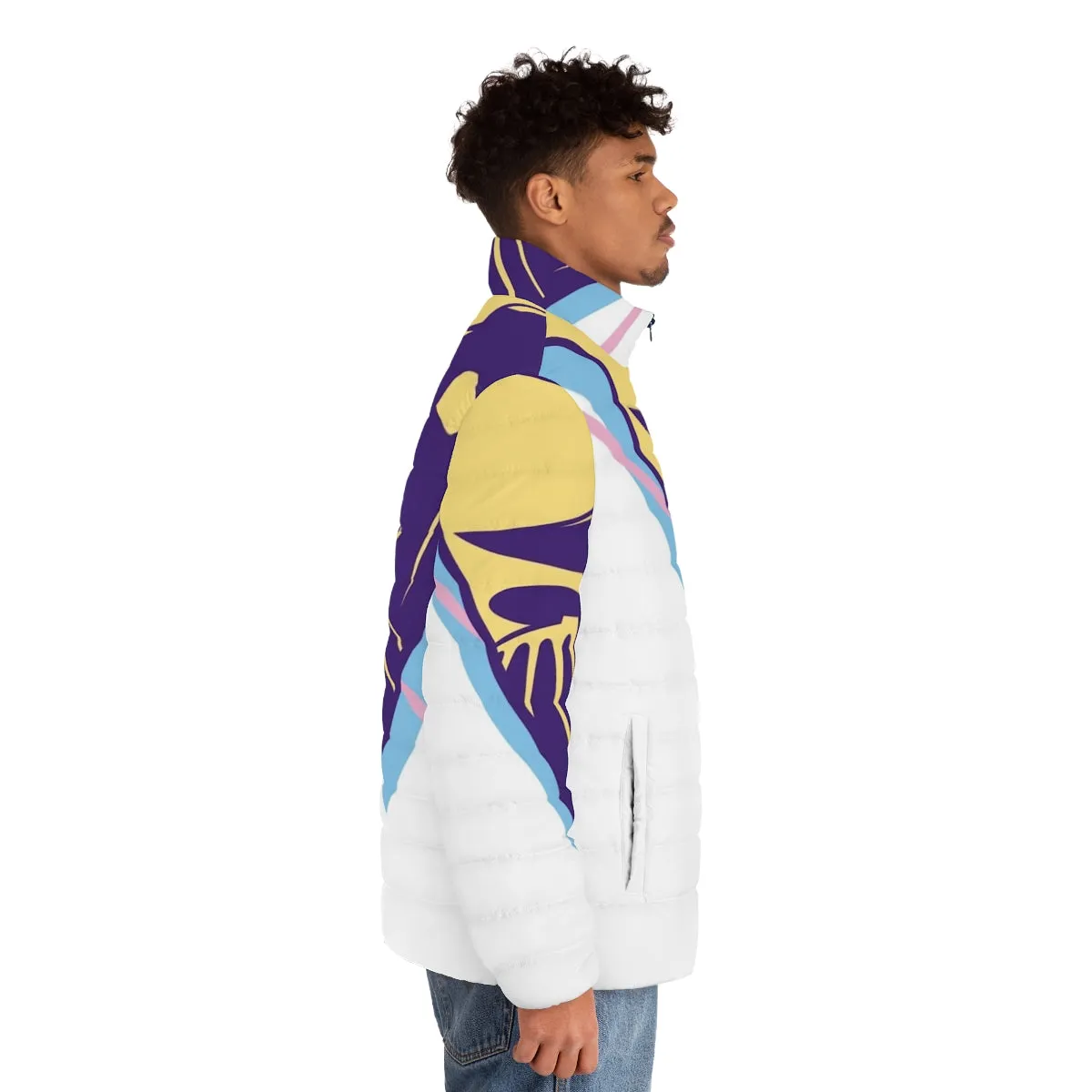 90s Retro Darkwing Duck Puffer Jacket | Flashback to Classic Disney Superhero