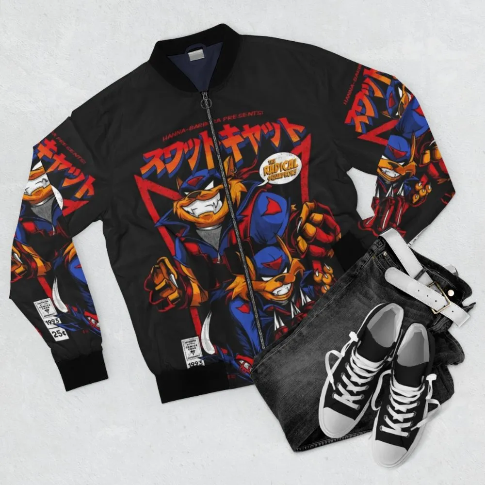 90s Swat Kats Retro Bomber Jacket