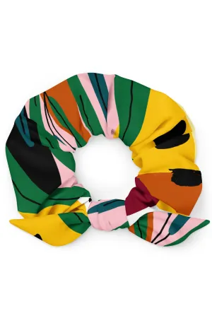 Abstract Botanical Scrunchie