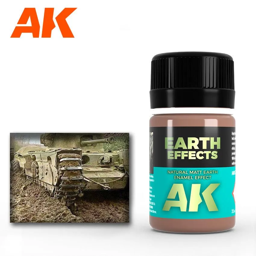 AK Interactive AK017 Weathering Earth Effects Enamel 35ml