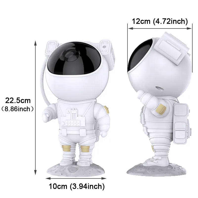 Astronaut Galaxy Projector with Backup Battery | Night Light