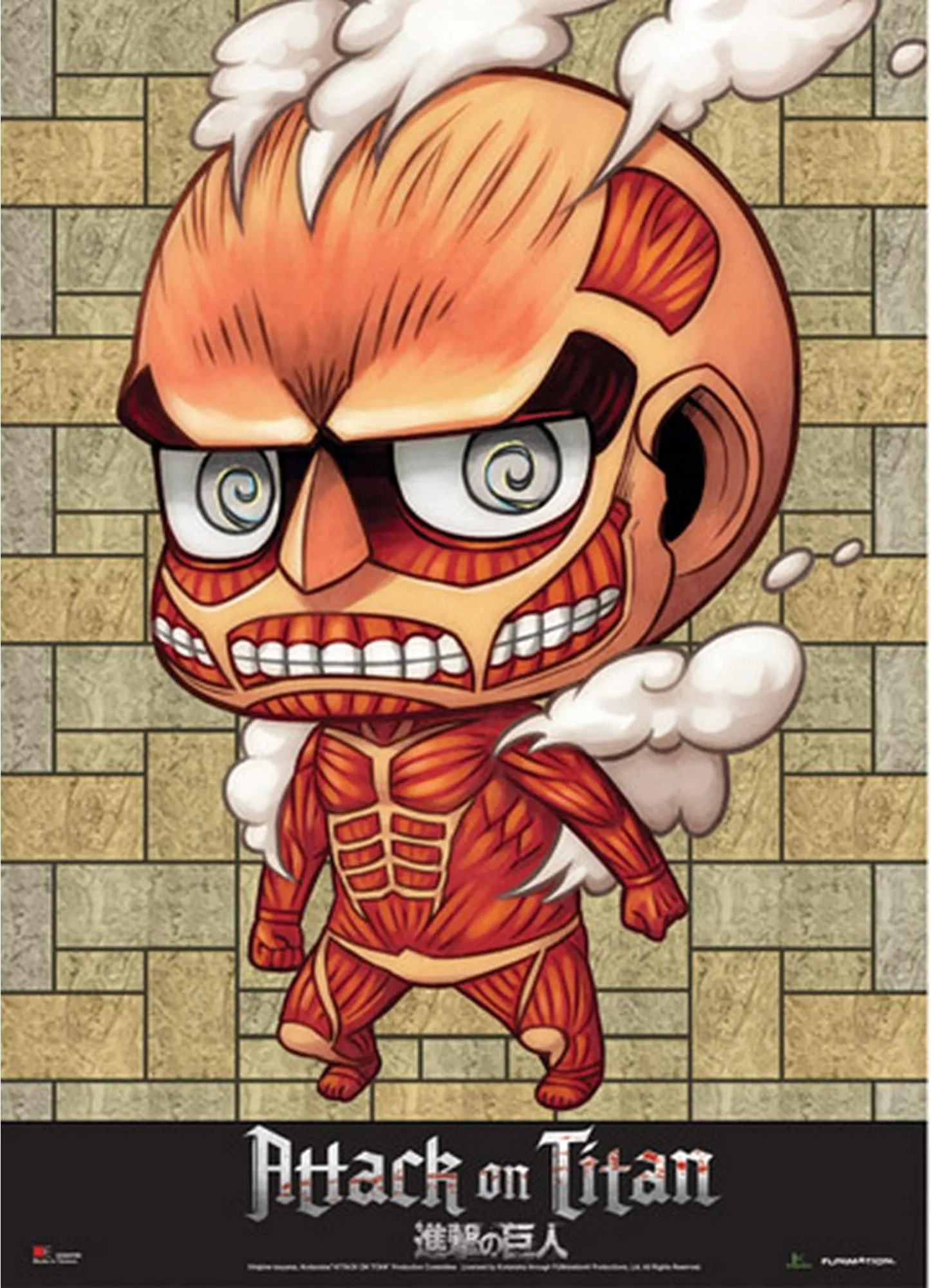 Attack on Titan - SD Colossal Titan Wall Scroll