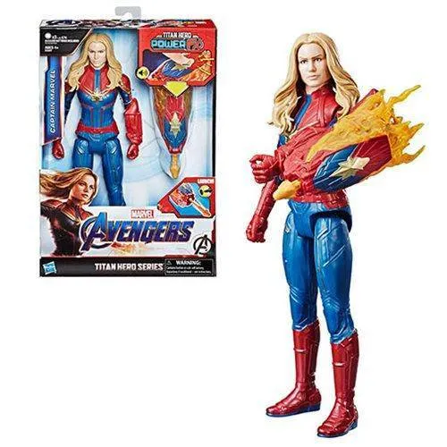 Avengers: Endgame Titan Hero Power FX Captain Marvel 12-Inch Action Figure