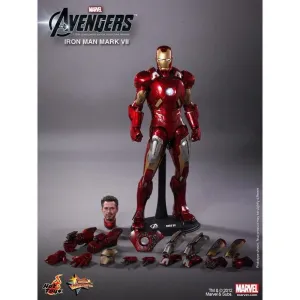 Avengers Iron Man Mark VII MMS185 HOT TOYS Movie Masterpiece