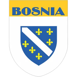 Bosnia Flag Shield Style