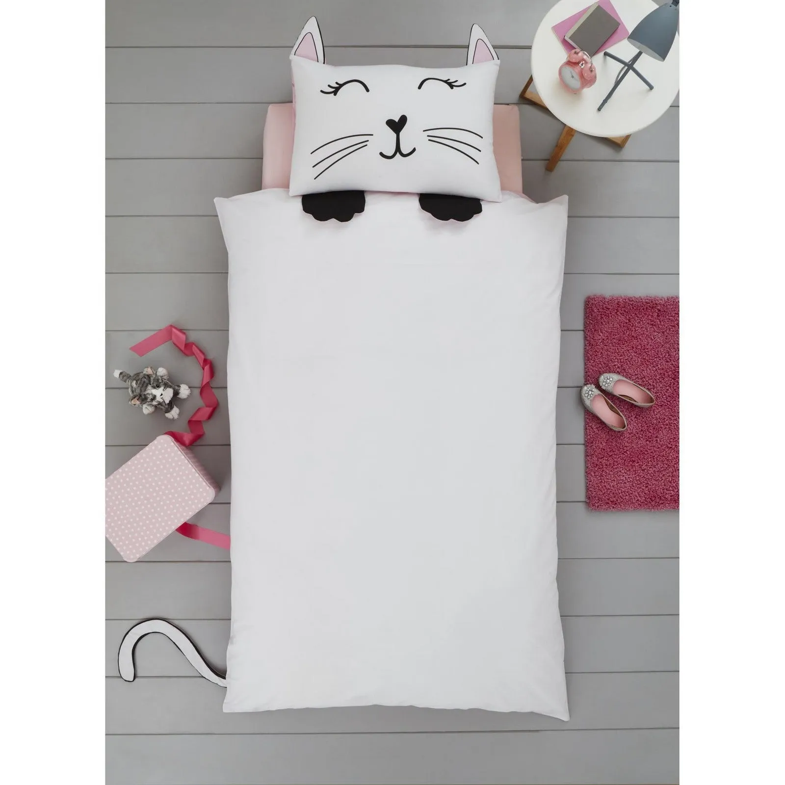 Cat-Shaped Duvet Cover Set