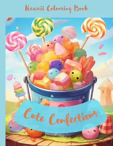 Cute Confections Kawaii Colouring Book Premium Edition