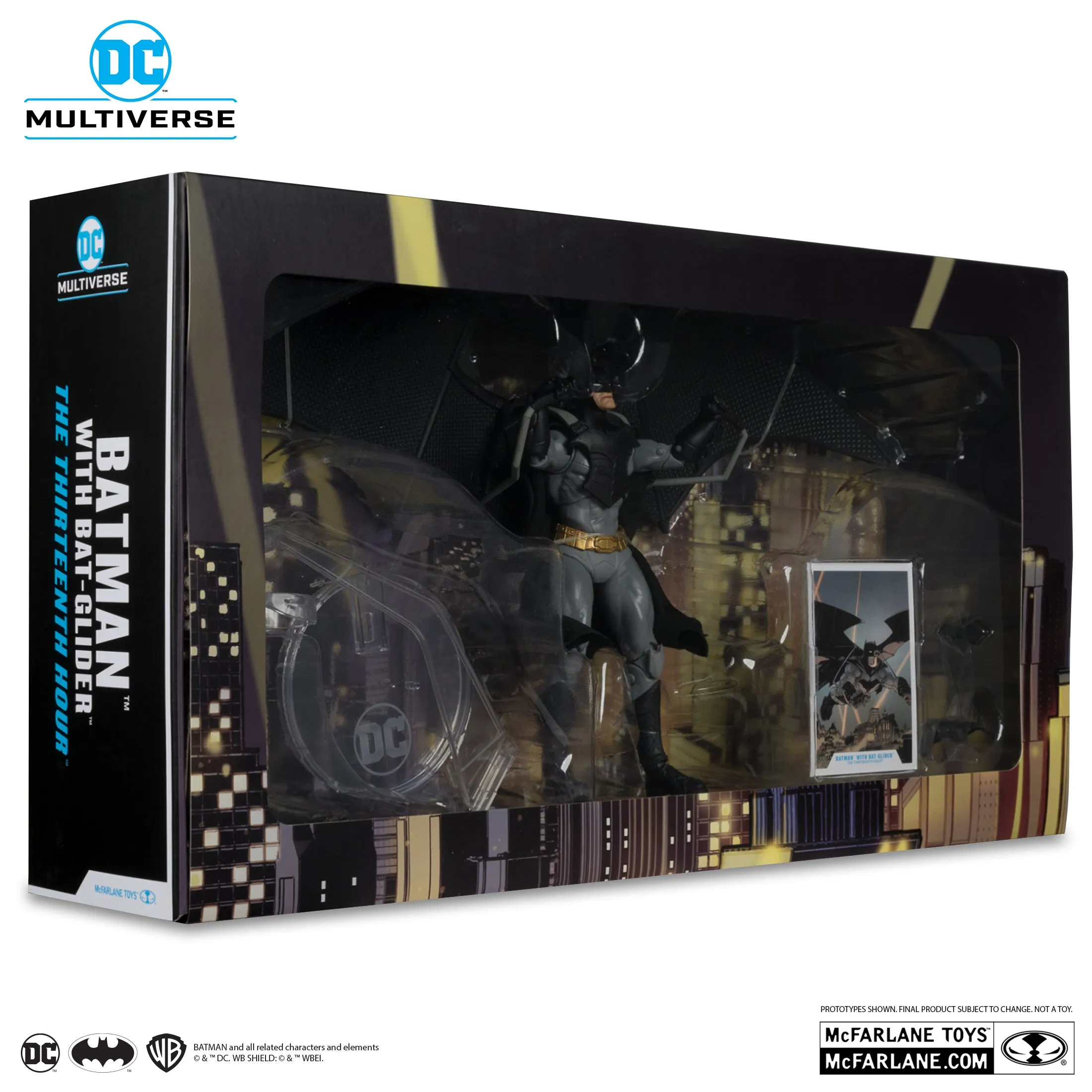 DC Multiverse Batman with Bat-Glider (The Thirteenth Hour) Gold Label 7" Inch Scale Action Figure - McFarlane Toys