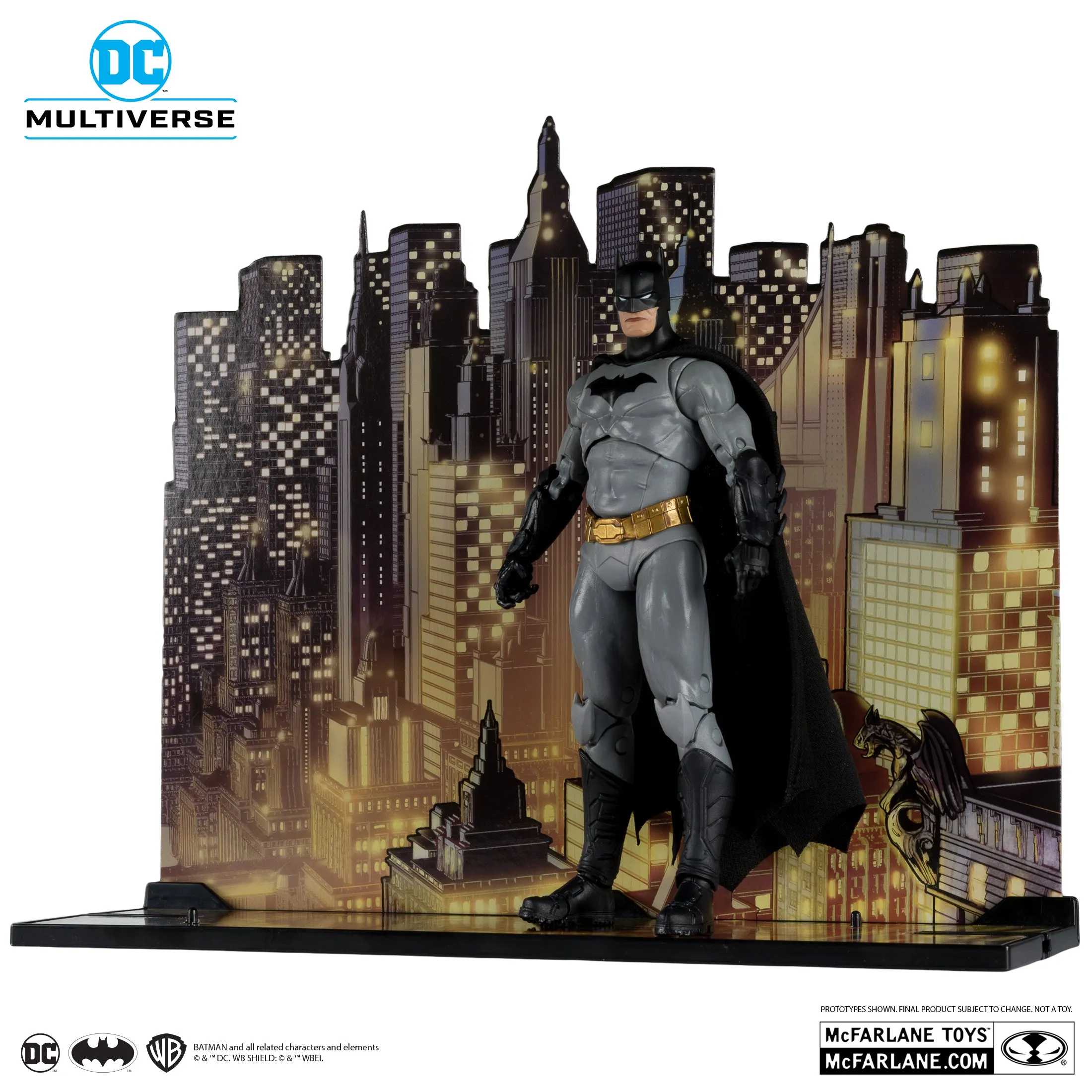 DC Multiverse Batman with Bat-Glider (The Thirteenth Hour) Gold Label 7" Inch Scale Action Figure - McFarlane Toys