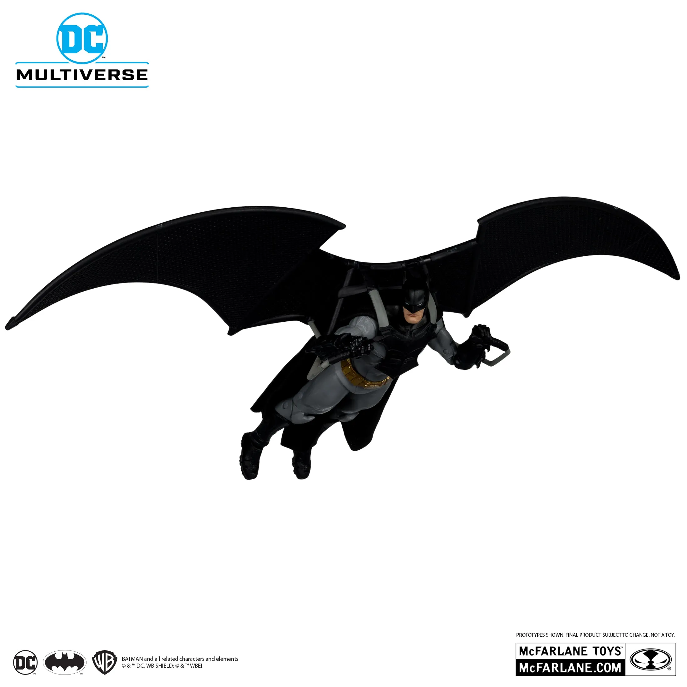 DC Multiverse Batman with Bat-Glider (The Thirteenth Hour) Gold Label 7" Inch Scale Action Figure - McFarlane Toys