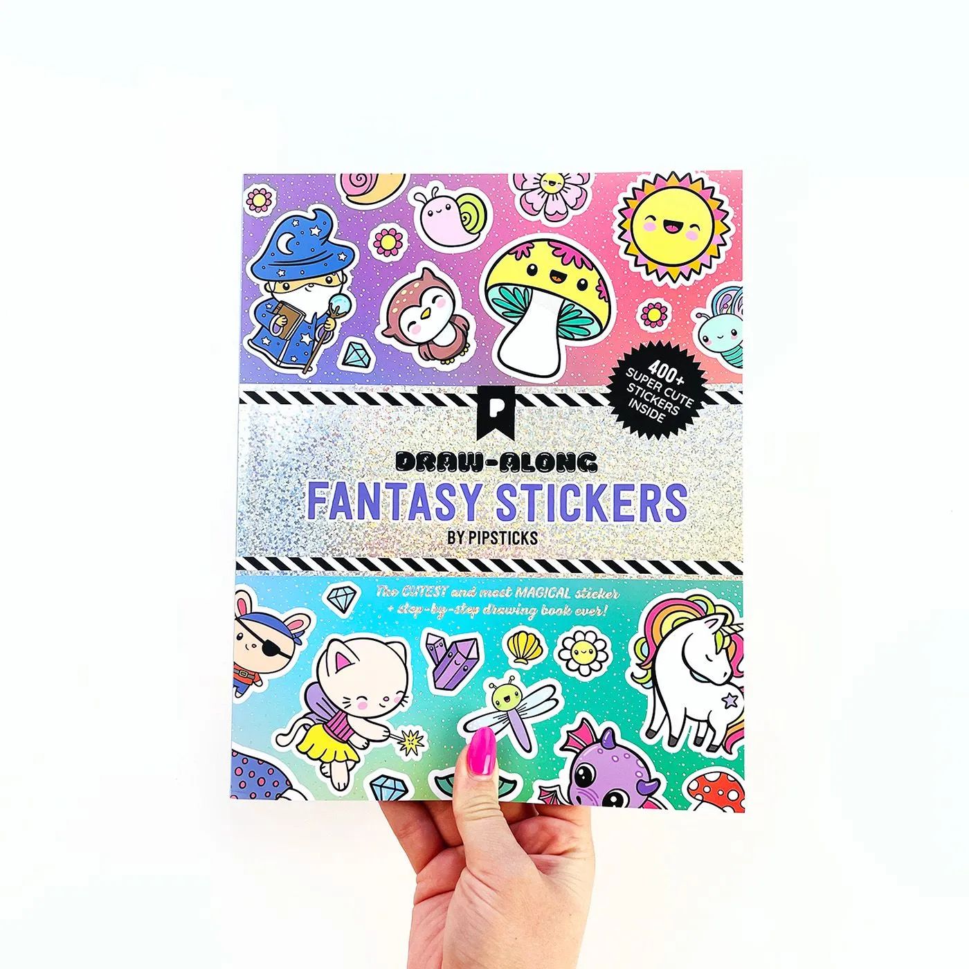 Draw-Along Fantasy Sticker Book