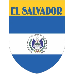 El Salvador Flag Shield Style