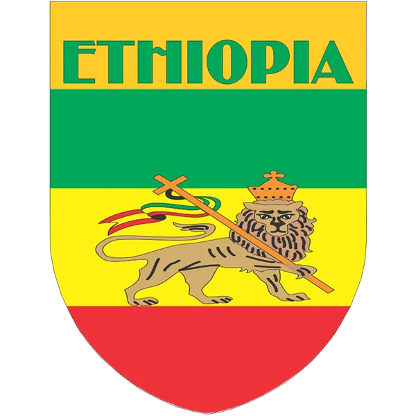 Ethiopia Flag Shield Style