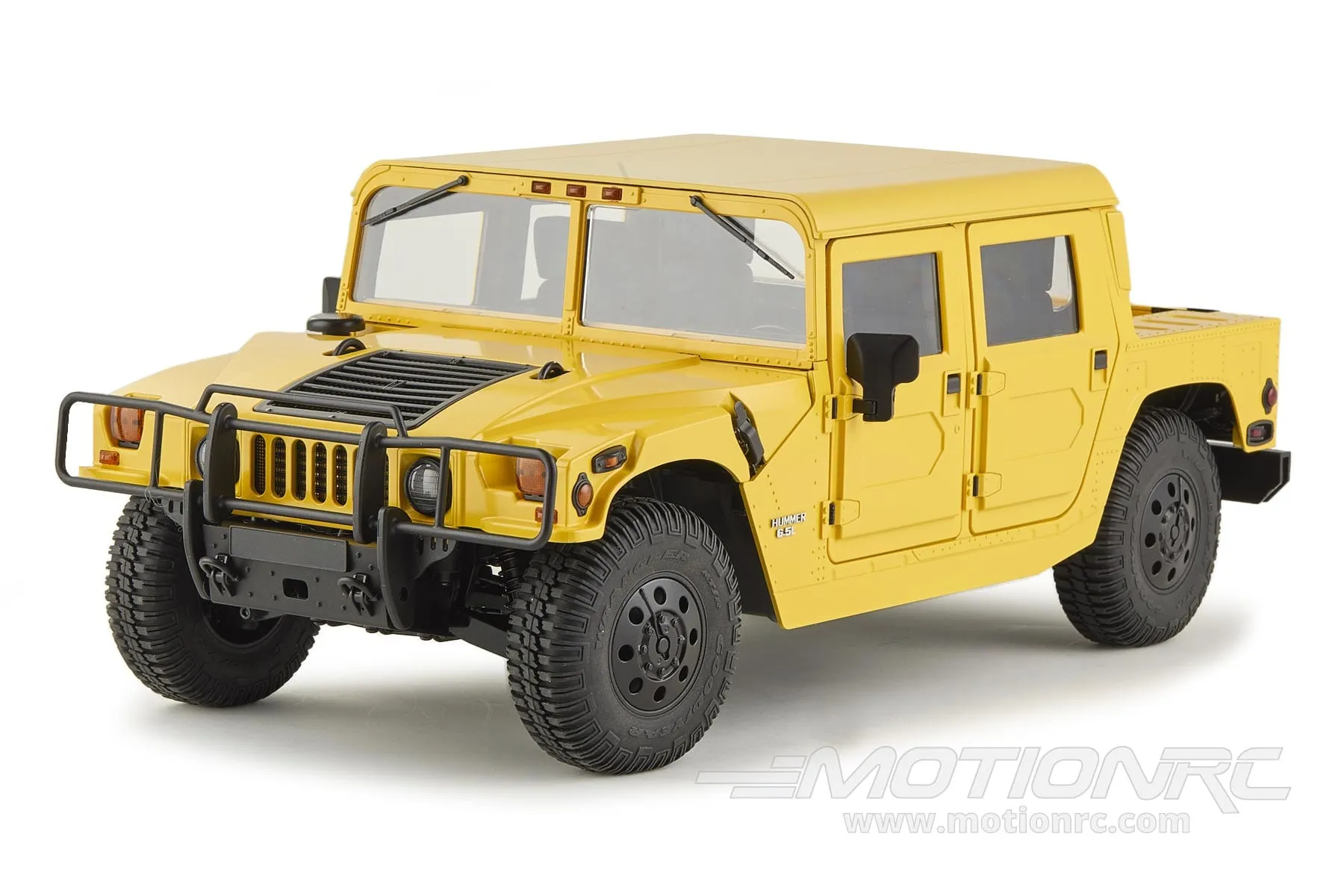 FMS Hummer H1 Yellow 1/12 Scale 4WD Truck - RTR