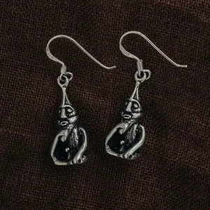 Freyr Earrings, Silver