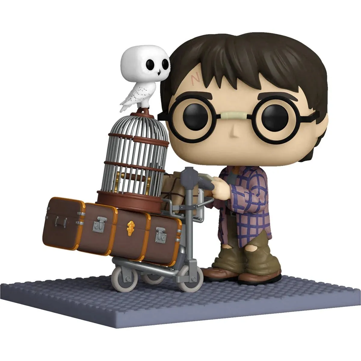 Funko Pop Harry Potter 135 Sorcerer's Stone 20th Anniversary:  Harry Pushing Trolley Deluxe Vinyl Figure LOW STOCK