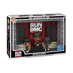 Funko Pop! Moment #01 - RUN DMC In Concert (1987) 2022 Limited Edition Deluxe Vinyl Figure Set (68402) LOW STOCK