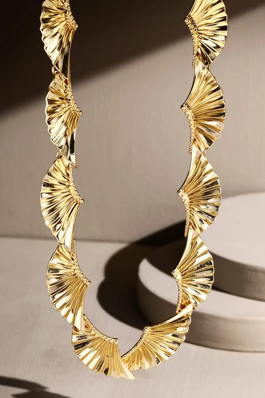 Gold Wings Shaped Necklace