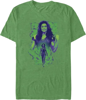 Green She-Hulk Marvel Comics T-Shirt