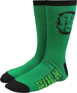 Hulk Fist Marvel Comics Socks