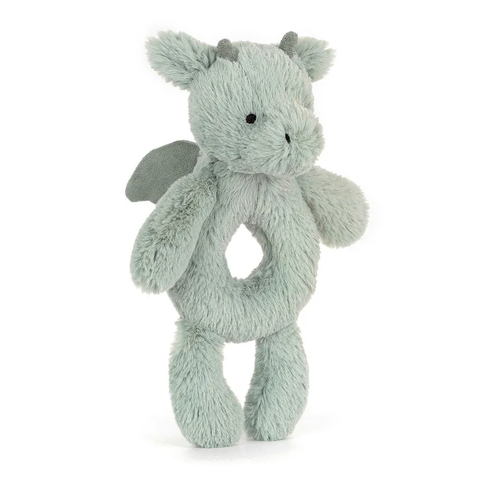 JellyCat Bashful Dragon Ring Rattle