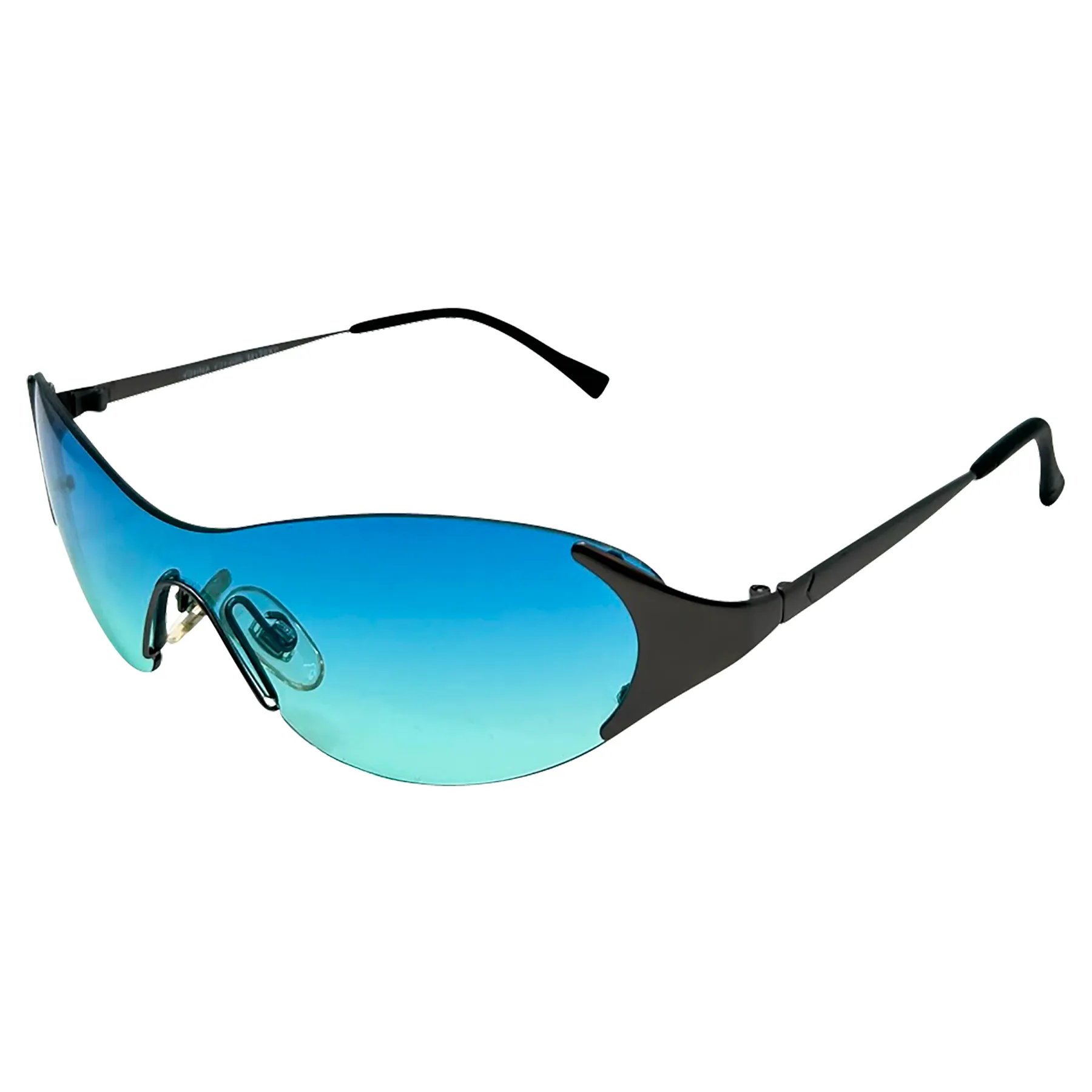 KIWI Rimless Sporty 90s Sunglasses