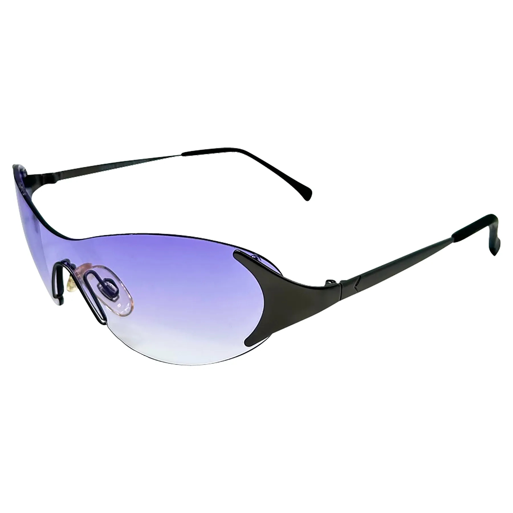 KIWI Rimless Sporty 90s Sunglasses