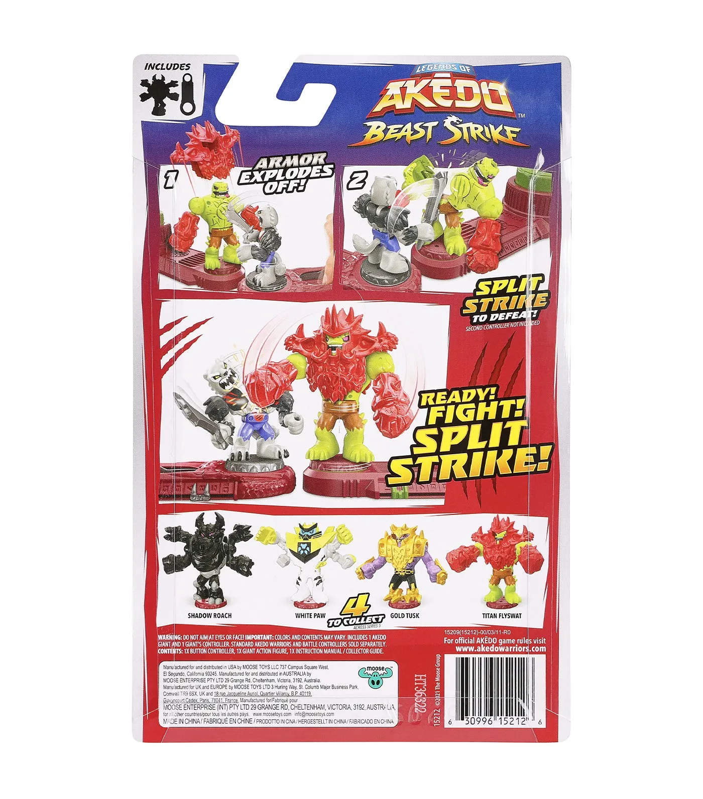 Legends of Akedo Beast Strike Battle Giants Single Pack - Titan Flyswat