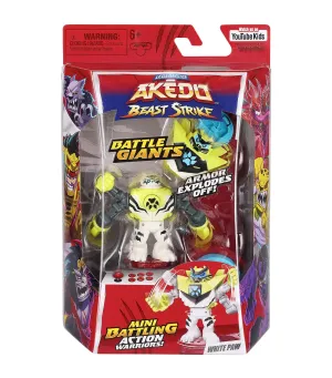 Legends of Akedo Beast Strike Battle Giants Single Pack - White Paw