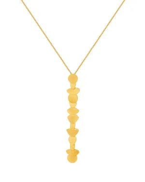 Long Golden Venus Necklace