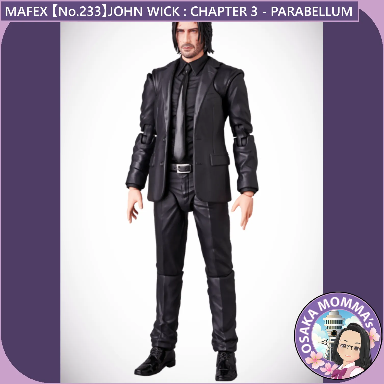 MAFEX 【No.233】JOHN WICK：CHAPTER 3 - PARABELLUM - JOHN WICK【Jan.2025】