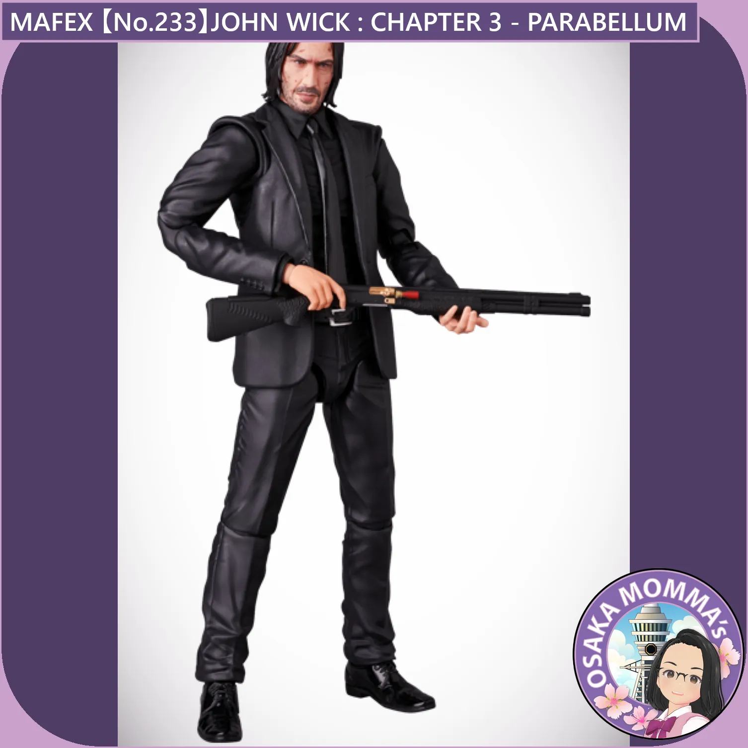 MAFEX 【No.233】JOHN WICK：CHAPTER 3 - PARABELLUM - JOHN WICK【Jan.2025】