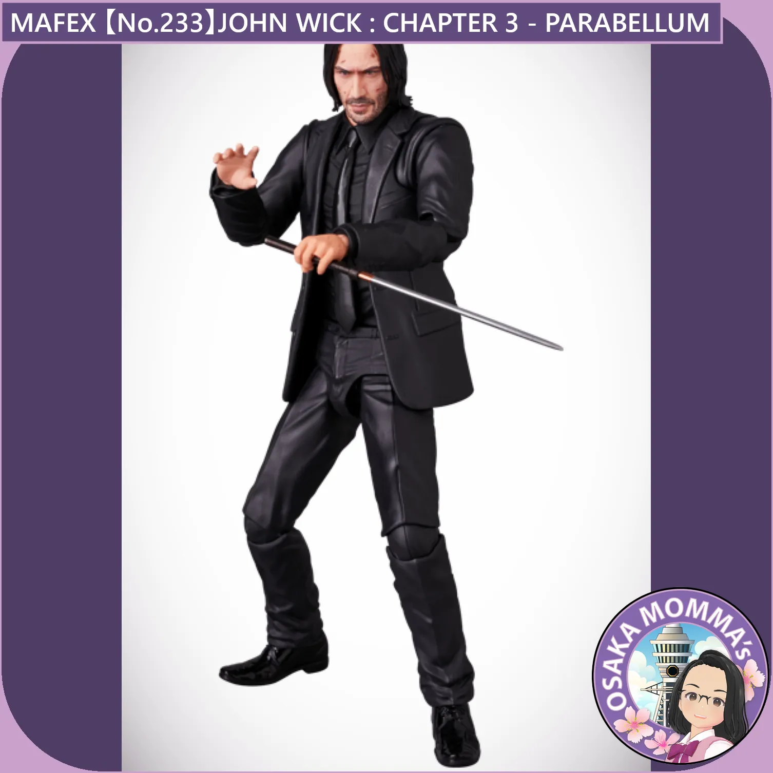 MAFEX 【No.233】JOHN WICK：CHAPTER 3 - PARABELLUM - JOHN WICK【Jan.2025】