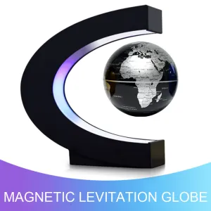 Magnetic Levitation 3D Globe with LED Light, Cool Gadgets Floating Lamp Globe Decor, Office Decoration