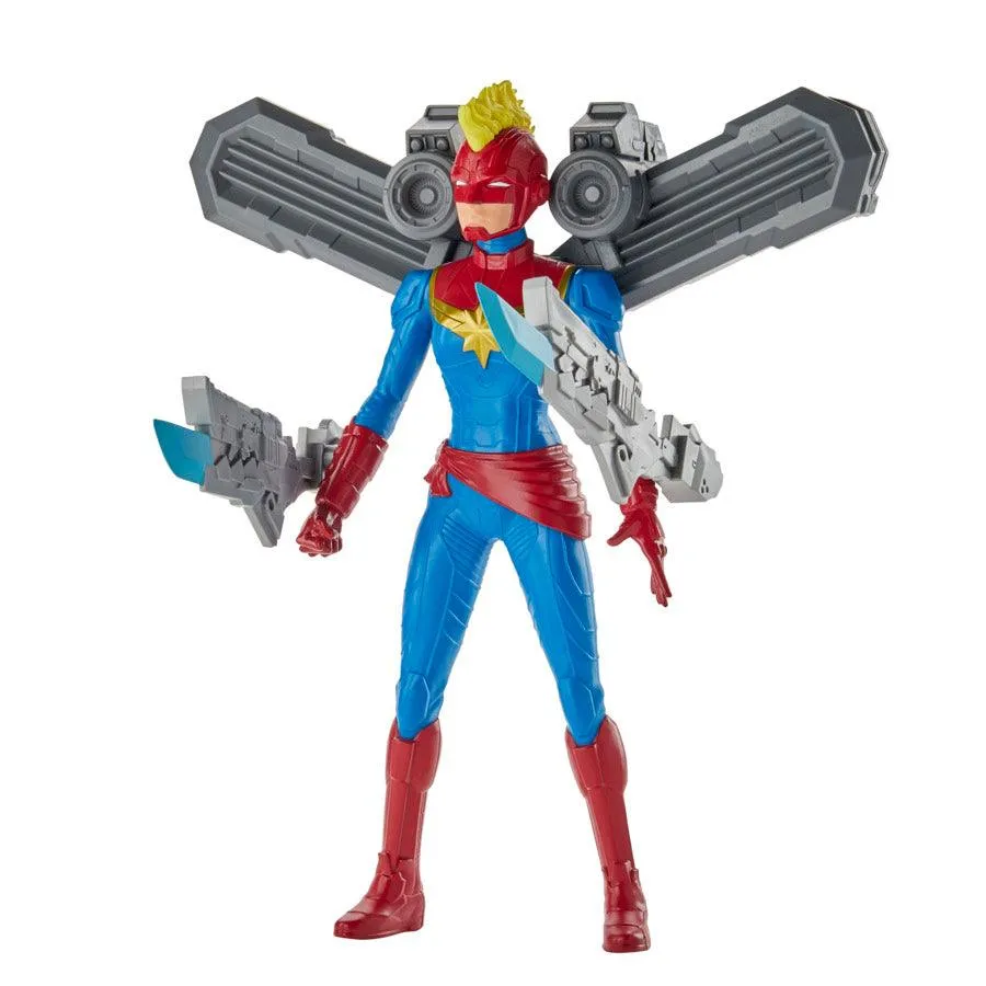 Marvel Avengers Captain Marvel Action Figure 9.5-Inch, Comics-Inspired Design, For Kids Ages 4 And Up