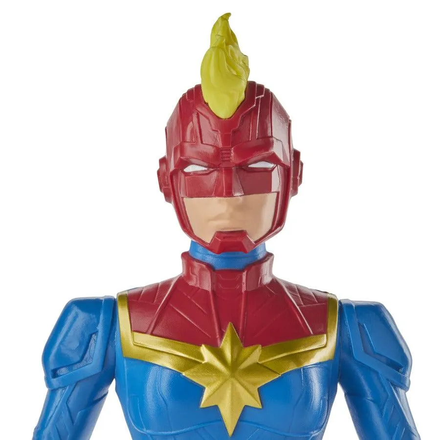 Marvel Avengers Captain Marvel Action Figure 9.5-Inch, Comics-Inspired Design, For Kids Ages 4 And Up