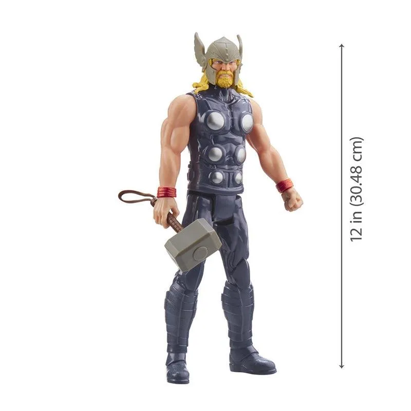 Marvel Avengers Titan Hero Series Blast Gear Thor Action Figure, 12-Inch Toy, Inspired By The Marvel Universe, For Kids Ages 4 And Up