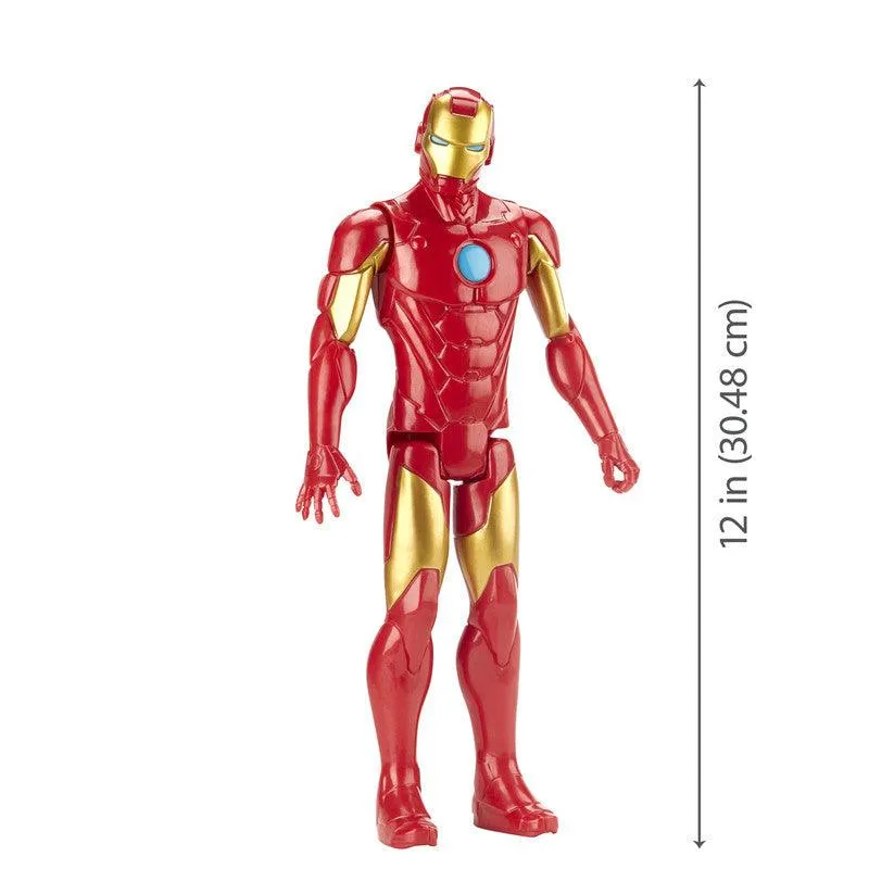 Marvel Avengers Titan Hero Series Iron Man Action Figure, 12-Inch Toy, For Kids Ages 4 And Up