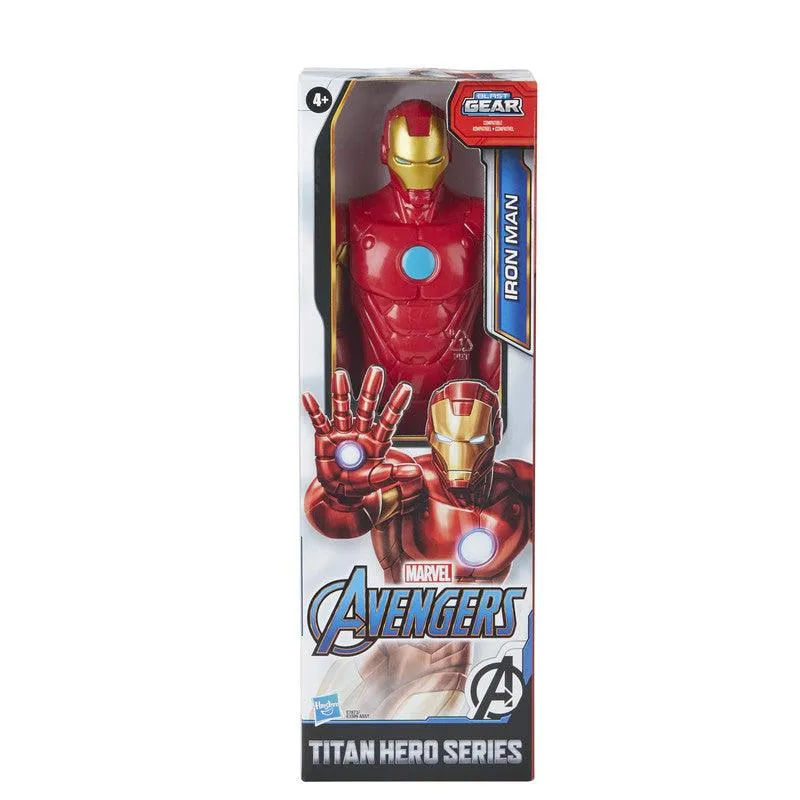 Marvel Avengers Titan Hero Series Iron Man Action Figure, 12-Inch Toy, For Kids Ages 4 And Up