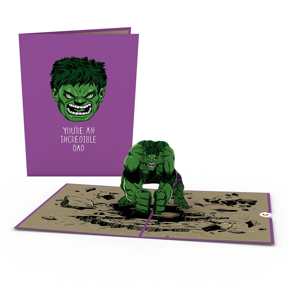 Marvel's Hulk: Incredible Dad Pop-Up Card