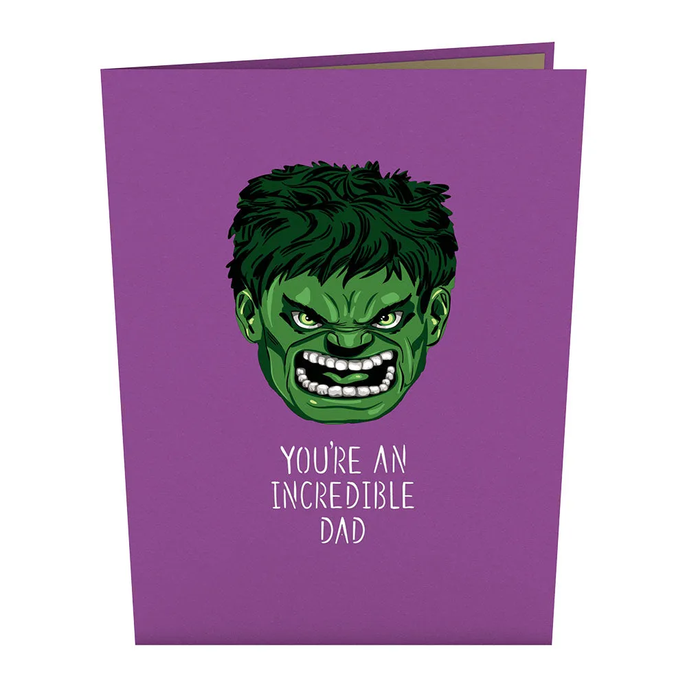 Marvel's Hulk: Incredible Dad Pop-Up Card