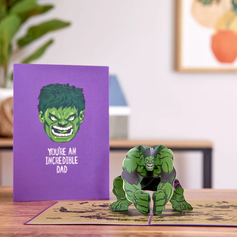 Marvel's Hulk: Incredible Dad Pop-Up Card