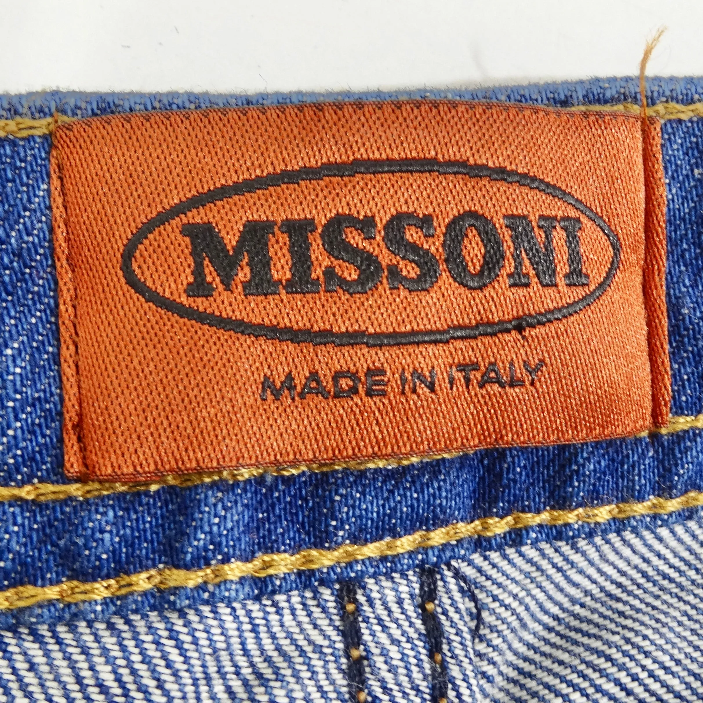 Missoni 90s Low Rise Denim Jeans