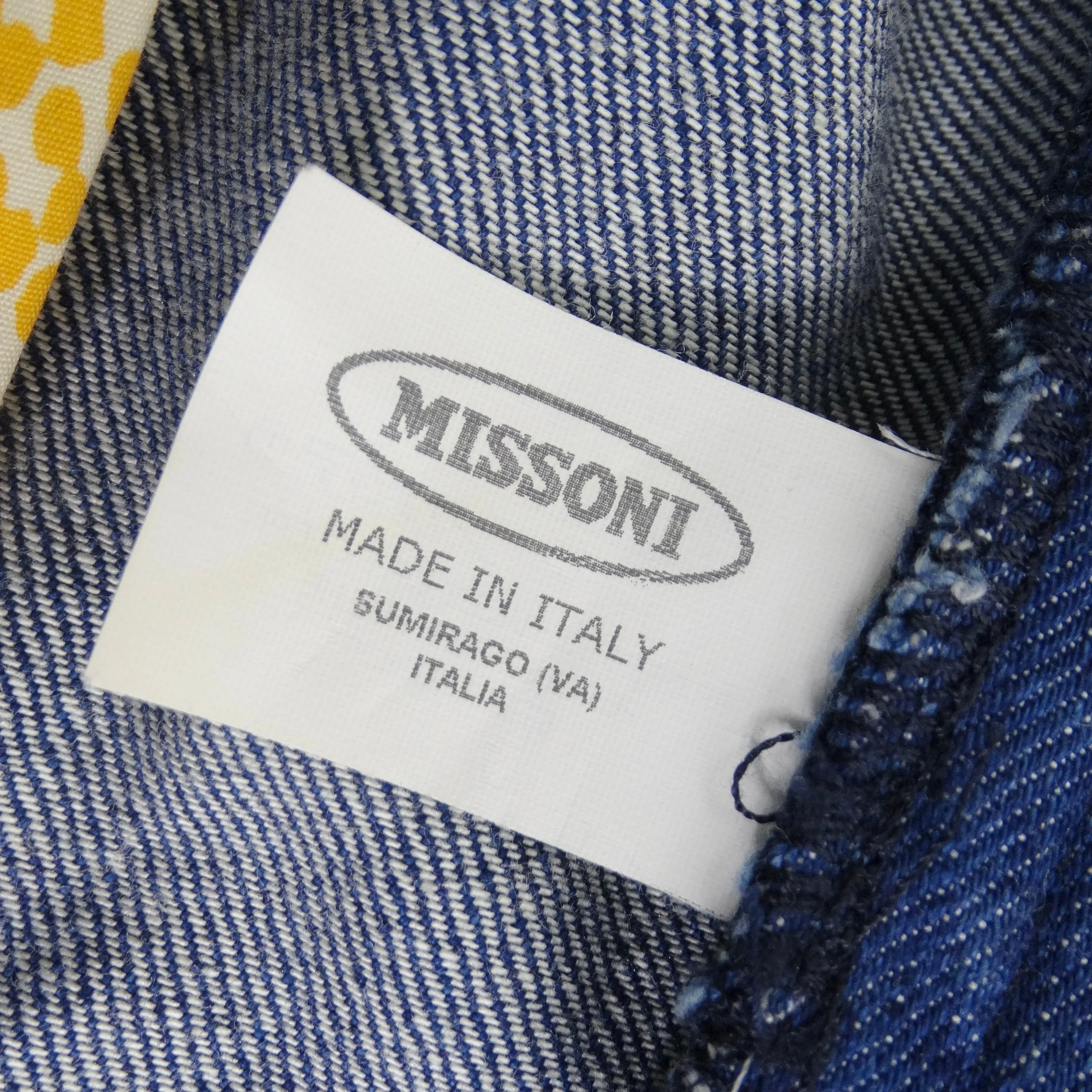 Missoni 90s Low Rise Denim Jeans