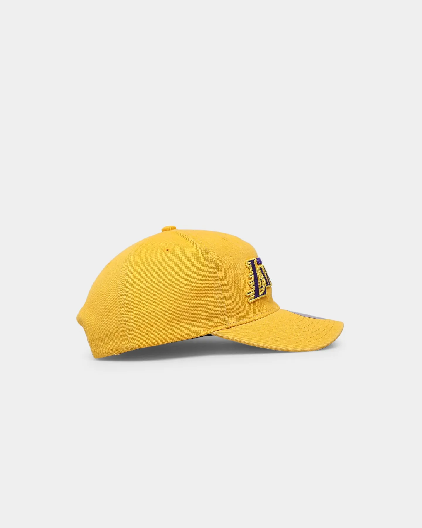 Mitchell & Ness Los Angeles Lakers 'Retro Script' Deadstock Snapback Gold