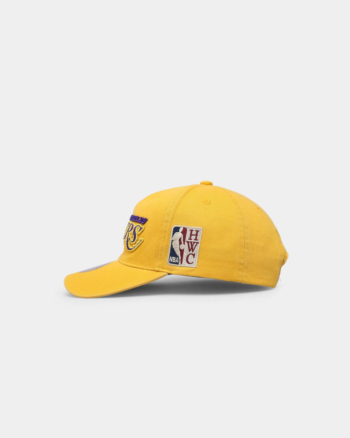 Mitchell & Ness Los Angeles Lakers 'Retro Script' Deadstock Snapback Gold